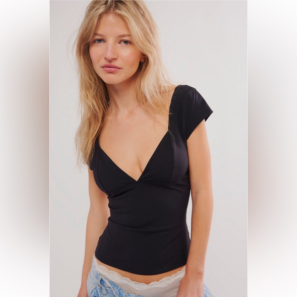 Free people duo corset plunge cami